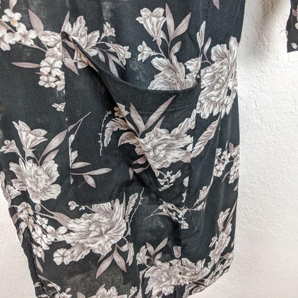 Spiritual Gangster Maya Floral Kimono Robe OS - Picture 6 of 12